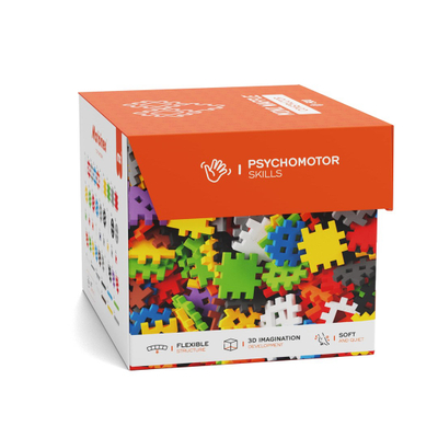 Set ndërtimi ECR4Kids Mini Waffle Blocks Constructors, 500 pjesë, shumëngjyrëshe
