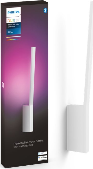 Llambë muri smart Philips Hue Liane, 12W, RGB, e bardhë