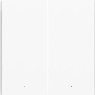 Çelës inteligjent pa tela Aqara H1 WRS-R02, dy taste, Zigbee 3.0, i bardhë