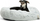 Shtrat qeni Best Friends by Sheri Calming Donut Frost Shag Cuddler, 36", gri