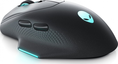 Maus wireless Dell Alienware AW620M, i zi/ i kaltër