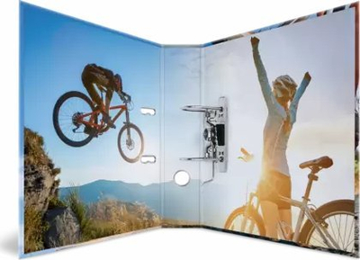 Klasor HERMA Motif Folder Sport Mountain Bike, A4, shpinë 70mm, shumëngjyrësh