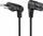 Kabllo rryme Hama, prizë Europlug në C7, 1 m, 2x0.75 mm², e zezë