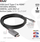 Kabllo USB-C në HDMI Club 3D CAC-1587, 3 m, 8K, gri
