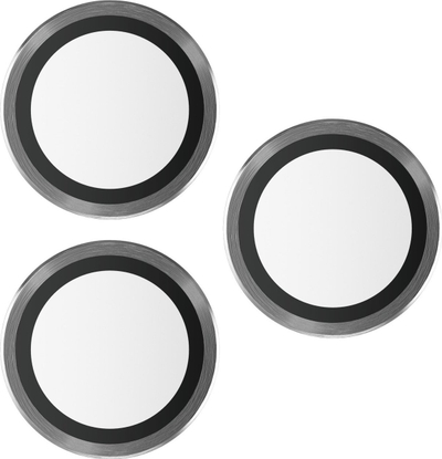 Mbrojtës kamere PanzerGlass Hoops për iPhone 13 Pro dhe 13 Pro Max, xham i fortë, i zi