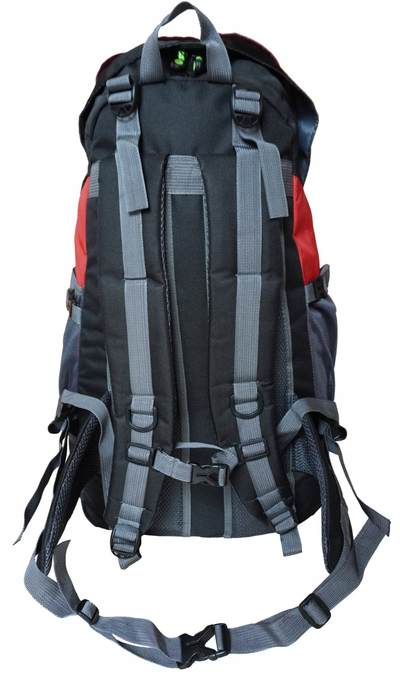 Ранец за планинарење Kubisport, 50L, водоотпорен, црвен