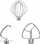 Mиксер планетарен KitchenAid 5KSM185PS, 300W, сад 2kg, црвен