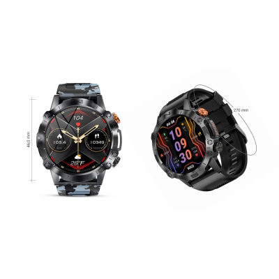Smartwatch Gravity GT20-5, ekran 1.43" AMOLED, Bluetooth 5.0, i zi