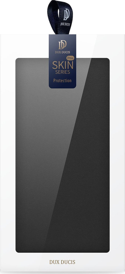 Mbulesë telefoni Dux Ducis Skin Pro për Honor Magic5, këllëf me kapak tip portofol me mbajtëse karte, me funksion si stand, e zezë