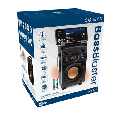 Squeak BassBlaster Bluetooth 5.1 Звучник SQ1001