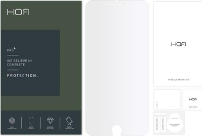 Mbrojtës ekrani Hofi Glass Pro+, xham i temperuar, për iPhone SE 2022 SE 2020 8 7, transparent