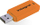 USB флеш Интеграл Неон, 64GB, USB порта, неон портокалова