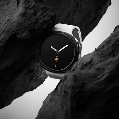 Kornizë mbrojtëse orë Ringke Slim, Galaxy Watch 8 40mm, 2 copë, transparente dhe e zezë mat