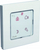 Termostat muri Danfoss IconT Programmable, për ngrohje nën dysheme, programues, i bardhë
