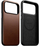 Mbështjellës telefoni Nomad Modern Leather Case për iPhone 17 Pro, lëkurë natyrale, kafe