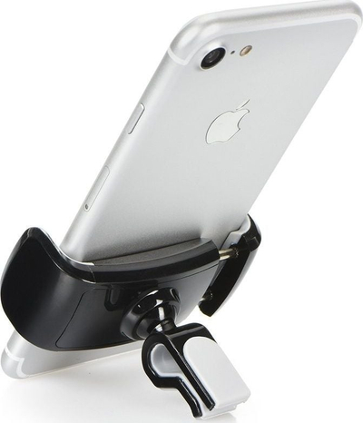 Mbajtëse telefoni SILK 360 për makinë, për grilë ajri, rrotullim 360°, e zezë