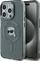 Futrollë Karl Lagerfeld IML Karl Head Metal Frame MagSafe për iPhone 15 Pro Max, plastike, e zezë