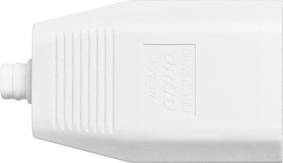 Prizë e sheshtë pa tokë, 2.5A 250V, set 50 copë, e bardhë