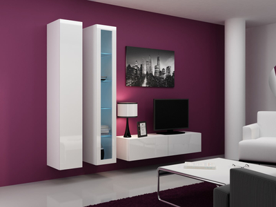 Komodë TV Cama Meble Vigo 140, 140 cm, e bardhë