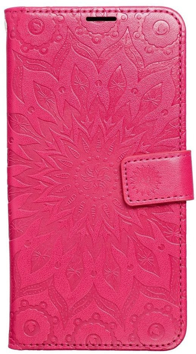 Këllëf libri Mezzo Mandala për Xiaomi Redmi Note 14 4G, portofol, mbyllje magnetike, ngjyrë mjedre