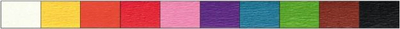 Letër krep Happy Color MIX A, 50x200cm, set 10 copë, shumëngjyrëshe