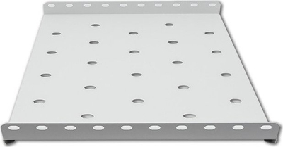 Raft fiks për kabinet RACK Qoltec, 19", 490x250mm, gri