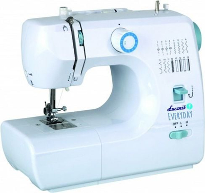 Makine qepëse Łucznik Everyday Automatic, elektromechanike, e bardhë