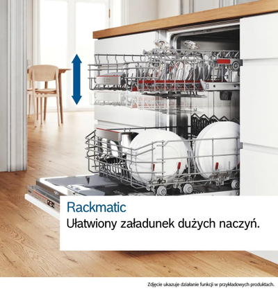 Lavastovilje e integruar Bosch SMV4HVX07E, 14 sete, 60 cm, e bardhë