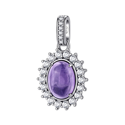 Pendant për varëse Brosway Fancy Magic Purple FMP127, i argjendtë/ vjollcë