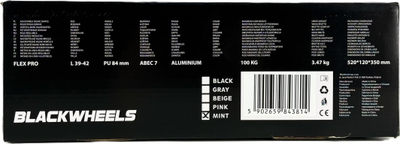Rolera Blackwheels Flex Pro, nr. 35-38, mente