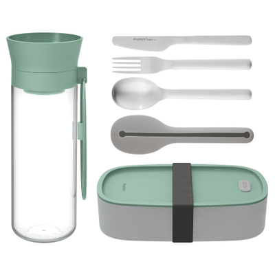 Set ushqimi Berghoff Bento box, e gjelbër/hirtë