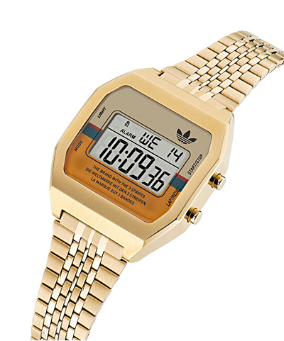 Orë digjitale Adidas Originals Street Digital AOST23555, e artë