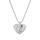 Qafore për femra Hot Diamonds Memories Heart Locket sHD1321, e argjendtë