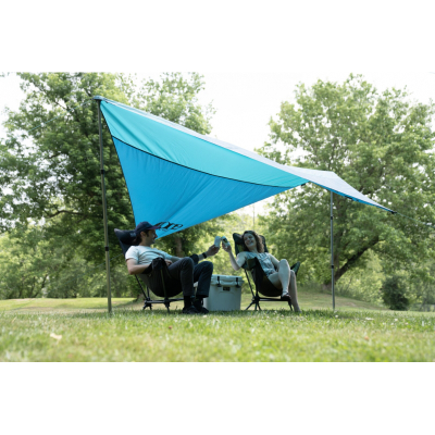 Tendë kampingu ENO SunFly Shade, 2.7 x 2.7 m, UPF 30, blu deti