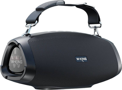 Altaparlant portativ Bluetooth W-KING 70W, me mikrofon pa tel, që s’e ha uji, ngjyrë e zezë