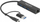 Hub USB DeLOCK 3 Porta USB 3.2 Gen 1, Gigabit LAN, USB Type C edhe USB Type A, gri metal