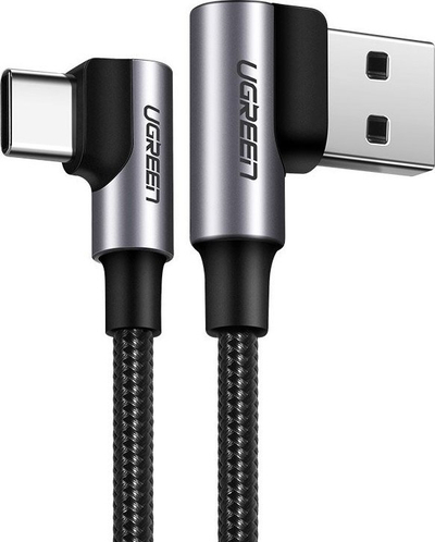 Kabllo USB Ugreen 20855B, USB A në USB C, 0.5m, e zezë