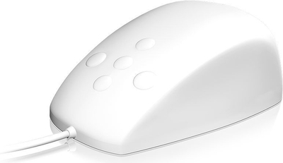 Maus Keysonic KSM-3020M-W, me kabllo, USB, i bardhë
