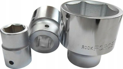 Çelës tubular Rockforce 3/4" 30mm, profil 6-këndor, Cr V, i argjendtë