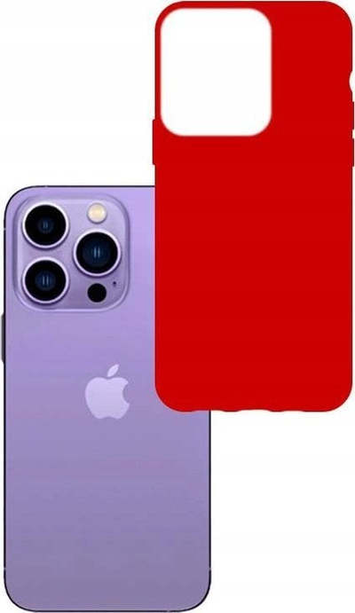 Mbulesë mbrojtëse 3MK Matt për iPhone 14 Pro Max, TPU, strawberry