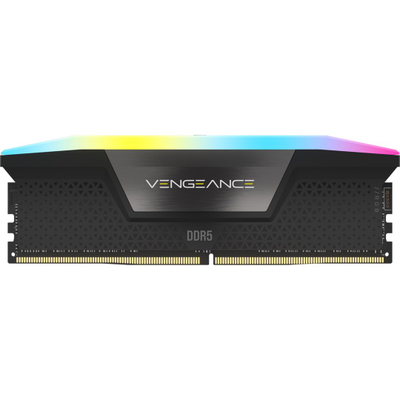 Меморија RAM Corsair Vengeance RGB, 64GB DDR5, 6400MHz, црна