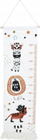 Grafik rritjeje për mur Home Styling Collection, tekstil me pupla, 40 x 140 cm