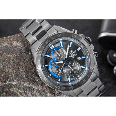 Orë dore Casio EFV-550GY-8AVUEF, kronograf, për meshkuj, gri