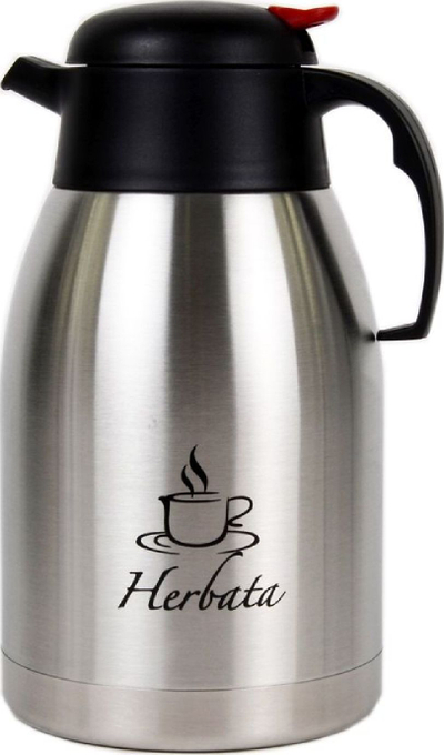 Termos Odelo Vacuum Jug OD1083H Tea, 2L, çelik inox, argjendtë