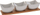 Set enë për grimësira, 30 x 10 cm, të bardhë