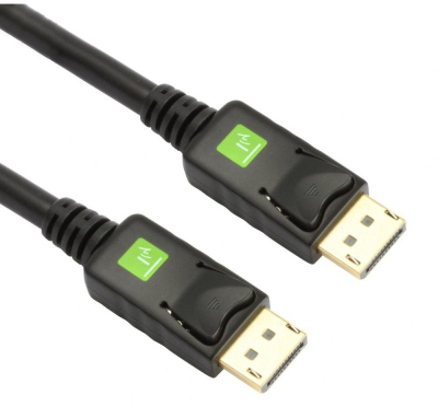 Kabllo DisplayPort Techly, 10 m, e zezë