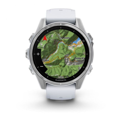 Ora e zgjuar Garmin Fenix 8 AMOLED 43mm, GPS, 1.3", e bardhë