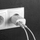 Karikues universal Lindy 73413, 20W, 2 porte USB USB C, i bardhë