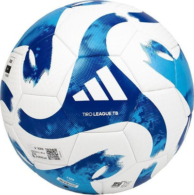Top futbolli adidas Tiro League HT2429, pa qepje, për ndeshje dhe stërvitje, i bardhë me blu