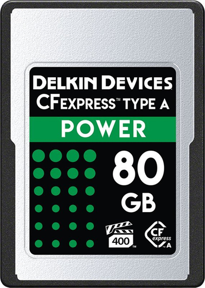 Kartica меморија Делкин ПАУЕР DCFXAPWR80, CFexpress Type A, 80GB, црна